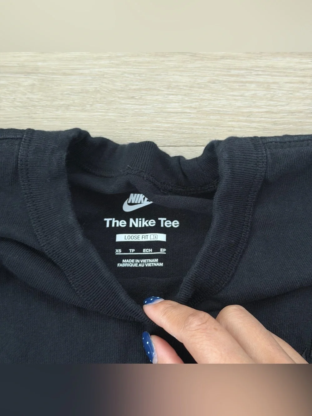 The Nike Tee Black Long Sleeve